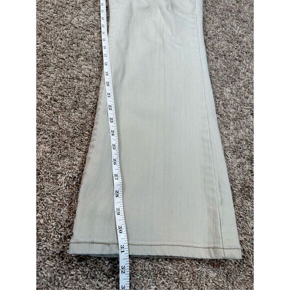 vintage y2k levi’s 518 super low rise bootcut stretch flared leg khaki jeans 17 - Picture 7 of 12